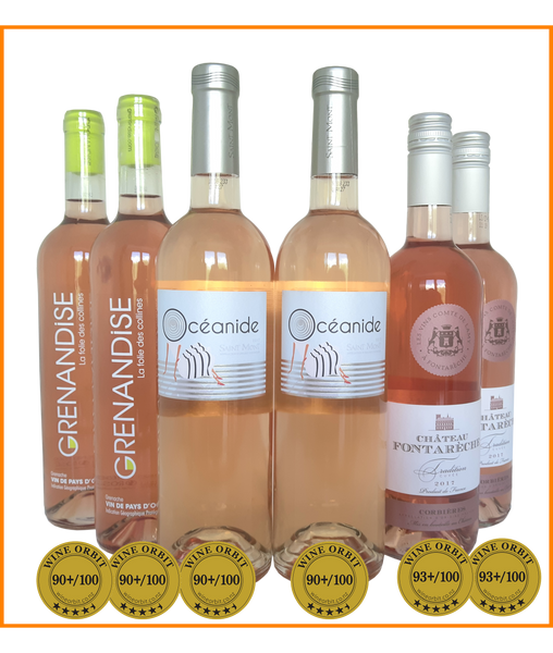 Beach and BBQ mixd 6 pack - Chateau Fontareche - Oceanide - Grenandise